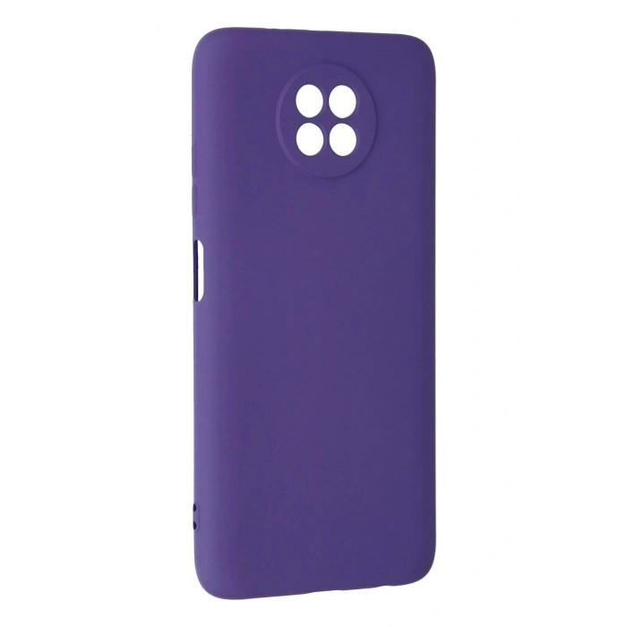 Durukar®   Redmi Note 9 5G Kılıf Nano içi Kadife Silikon - Mor