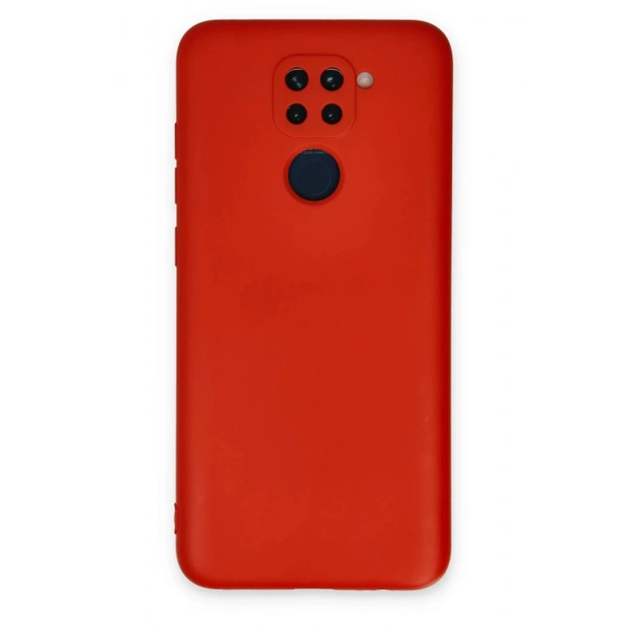 Durukar®   Redmi Note 9 Kılıf Nano içi Kadife Silikon - Kırmızı