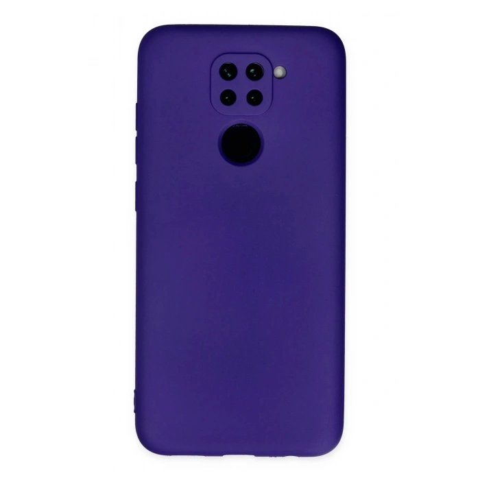 Durukar®   Redmi Note 9 Kılıf Nano içi Kadife Silikon - Mor