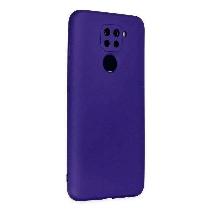 Durukar®   Redmi Note 9 Kılıf Nano içi Kadife Silikon - Mor