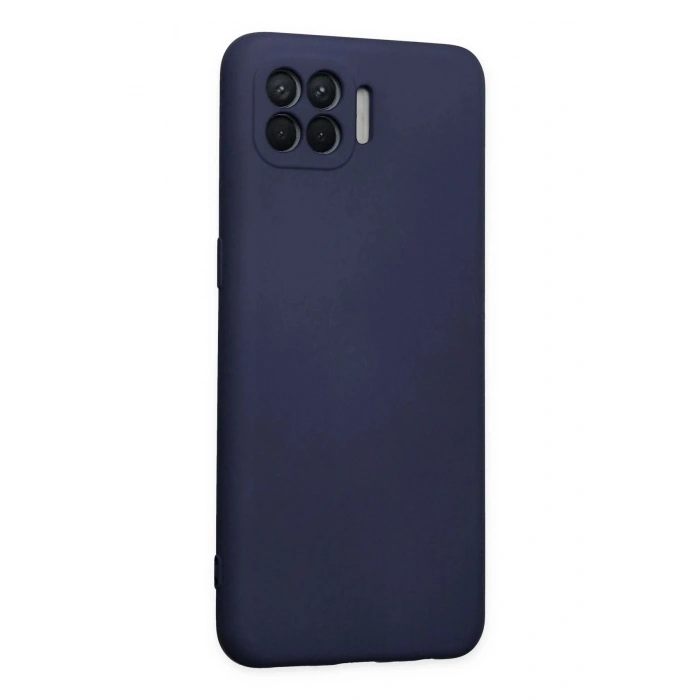 Durukar®   Reno 4 Lite Kılıf Nano içi Kadife Silikon - Lacivert