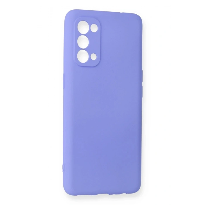 Durukar®   Reno 5 Pro Kılıf First Silikon - Lila