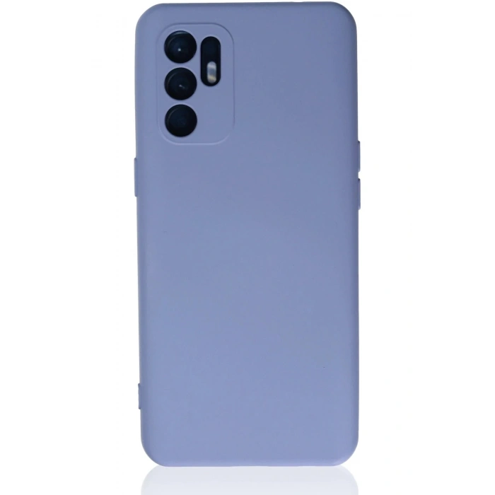 Durukar®   Reno 6 Kılıf Nano içi Kadife Silikon - Lila