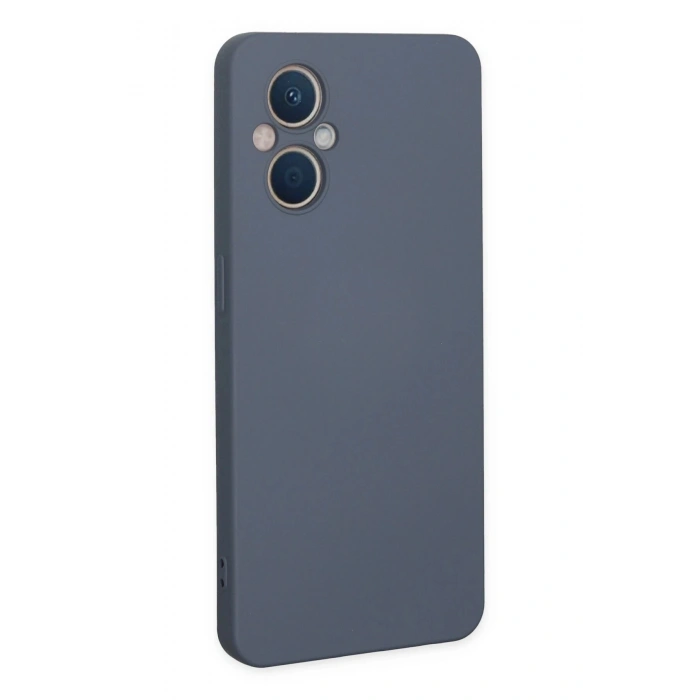 Durukar®   Reno 7 Lite Kılıf Nano içi Kadife Silikon - Gri