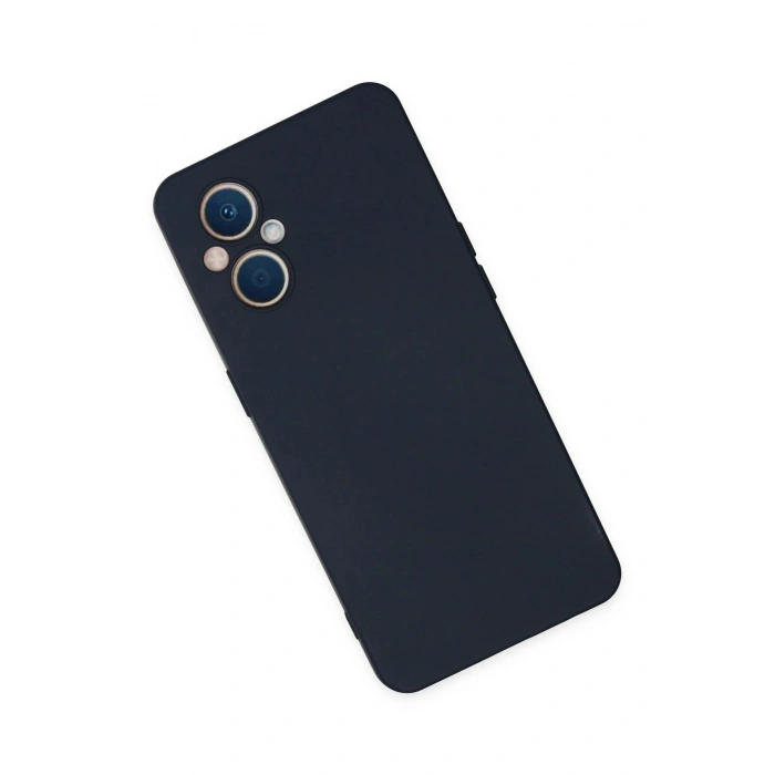 Durukar®   Reno 7 Lite Kılıf Nano içi Kadife Silikon - Lacivert