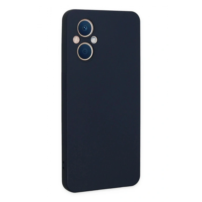 Durukar®   Reno 7 Lite Kılıf Nano içi Kadife Silikon - Lacivert