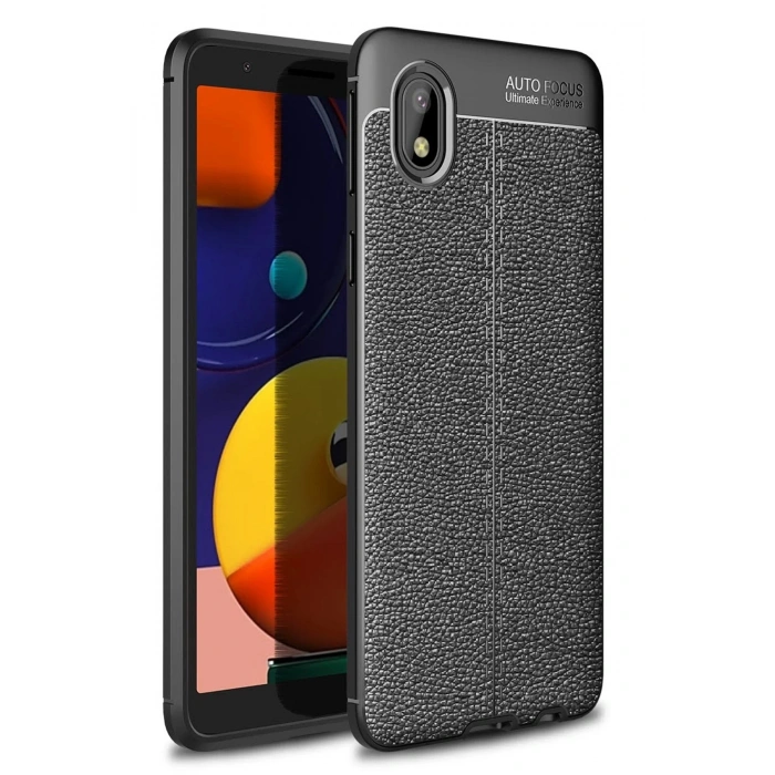 Mey İthalat®  Samsung Galaxy A01 Core Kılıf Auto Focus Kapak - Siyah