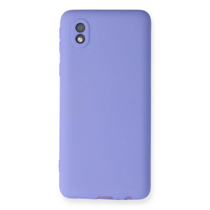 Durukar®  Samsung Galaxy A01 Core Kılıf First Silikon - Lila