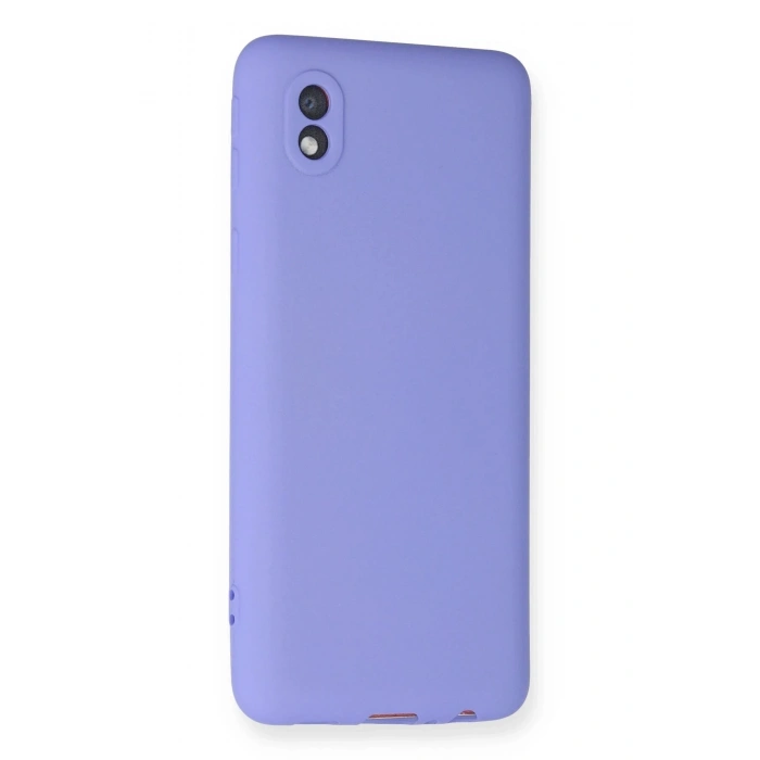 Durukar®  Samsung Galaxy A01 Core Kılıf First Silikon - Lila