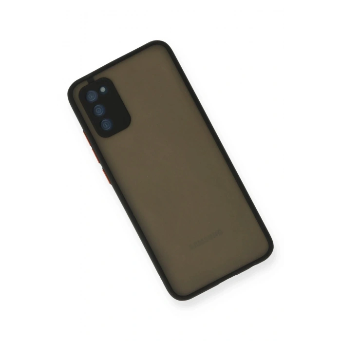 Durukar®  Samsung Galaxy A02S Kılıf Montreal Silikon Kapak - Siyah