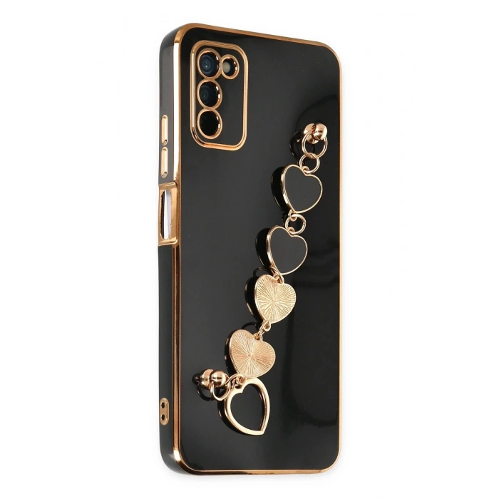 Durukar®  Samsung Galaxy A03S Kılıf Esila Silikon - Siyah
