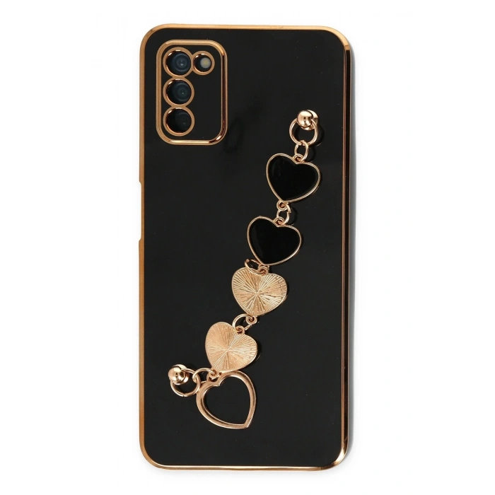 Durukar®  Samsung Galaxy A03S Kılıf Esila Silikon - Siyah