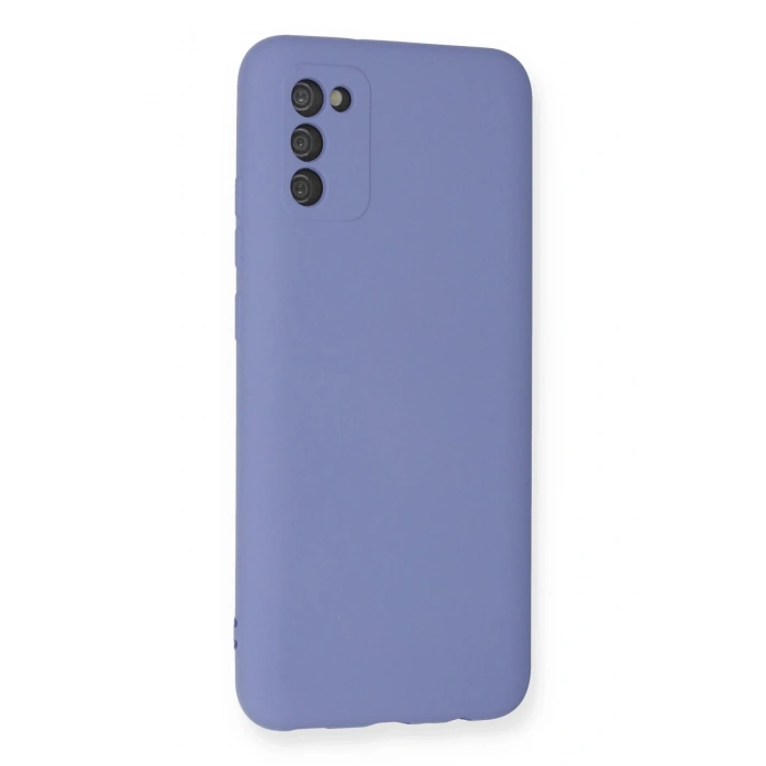 Durukar®  Samsung Galaxy A03S Kılıf Nano içi Kadife Silikon - Lila