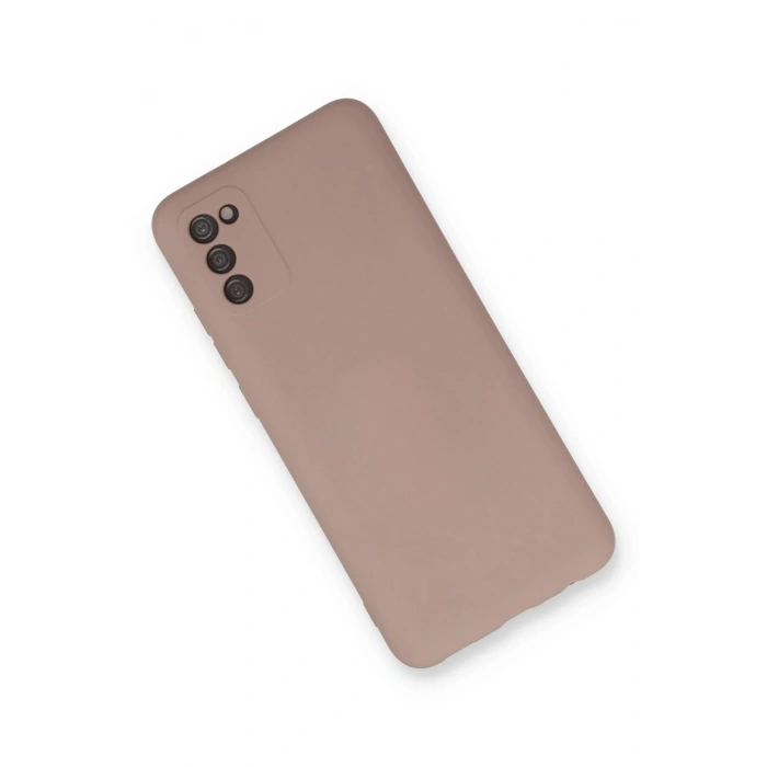 Durukar®  Samsung Galaxy A03S Kılıf Nano içi Kadife Silikon - Pudra
