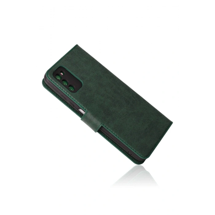 Durukar®  Samsung Galaxy A03S Kılıf Trend S Plus Kapaklı Kılıf - Yeşil