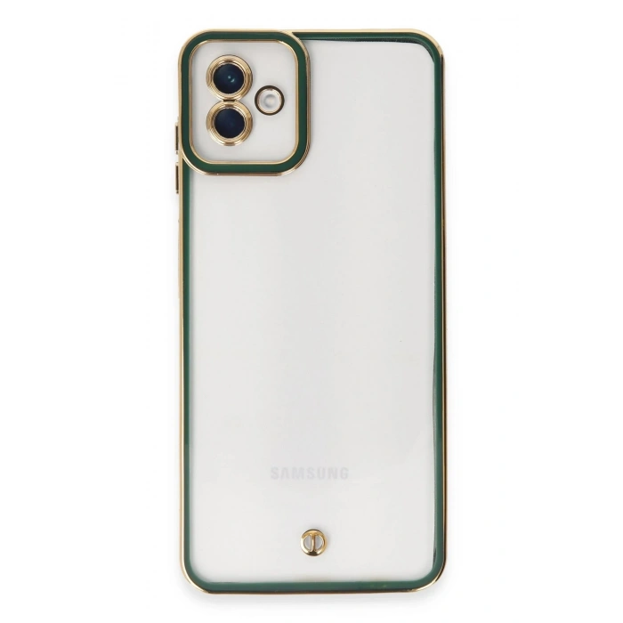 Durukar®  Samsung Galaxy A04 Kılıf Liva Lens Silikon - Yeşil