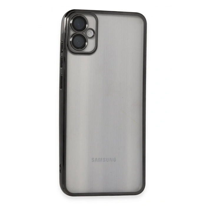 Durukar®  Samsung Galaxy A05 Kılıf  Lensli Silikon - Siyah