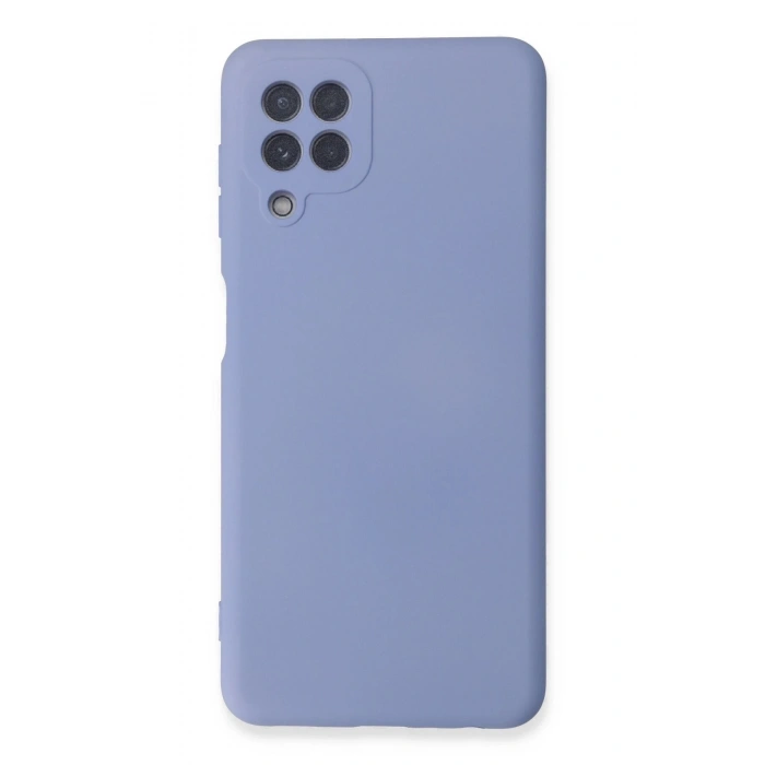 Durukar®  Samsung Galaxy A22 Kılıf Nano içi Kadife Silikon - Lila