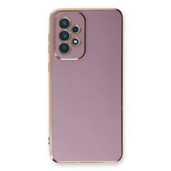 Durukar®  Samsung Galaxy A33 5G Kılıf Volet Silikon - Mor