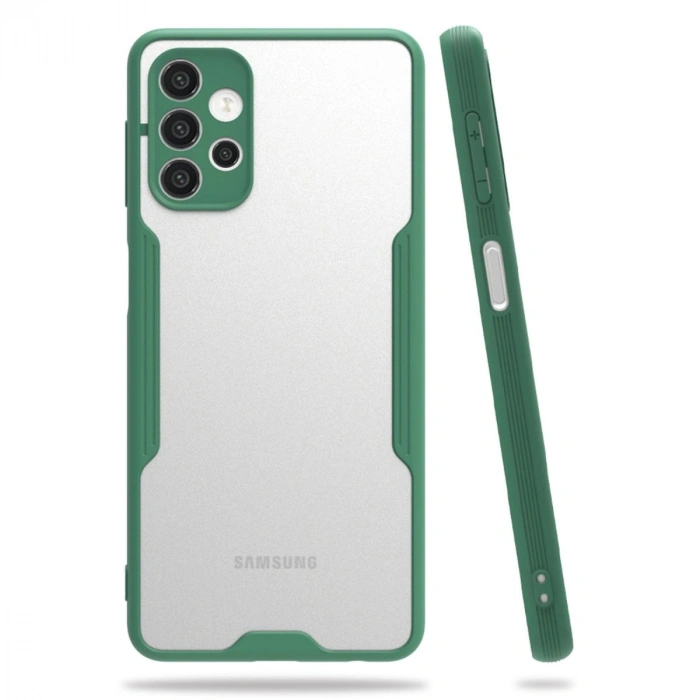 Durukar®  Samsung Galaxy A52 Kılıf Platin Silikon - Yeşil