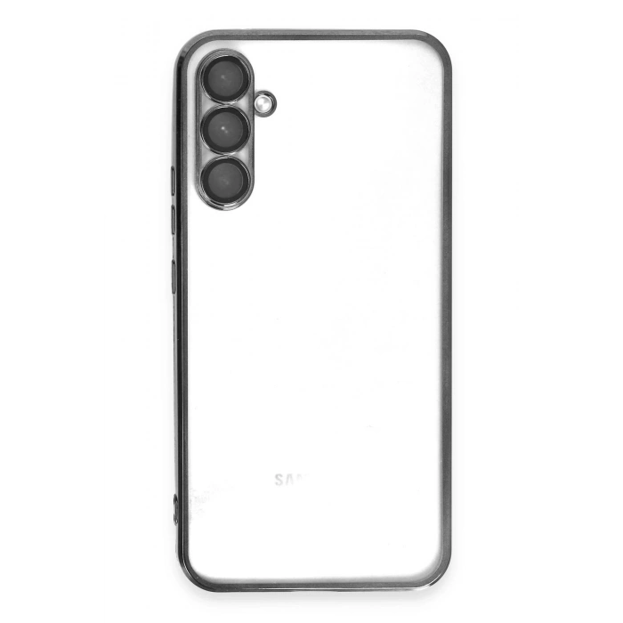 Durukar®  Samsung Galaxy A54 5G Kılıf  Lensli Silikon - Siyah