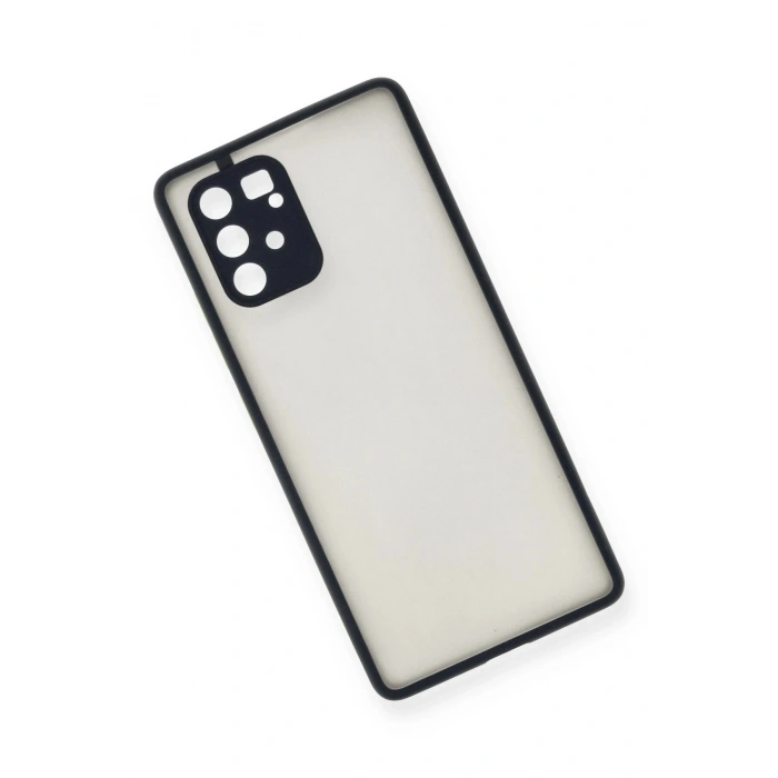 Durukar®  Samsung Galaxy A91 / S10 Lite Kılıf Montreal Silikon Kapak - Lacivert