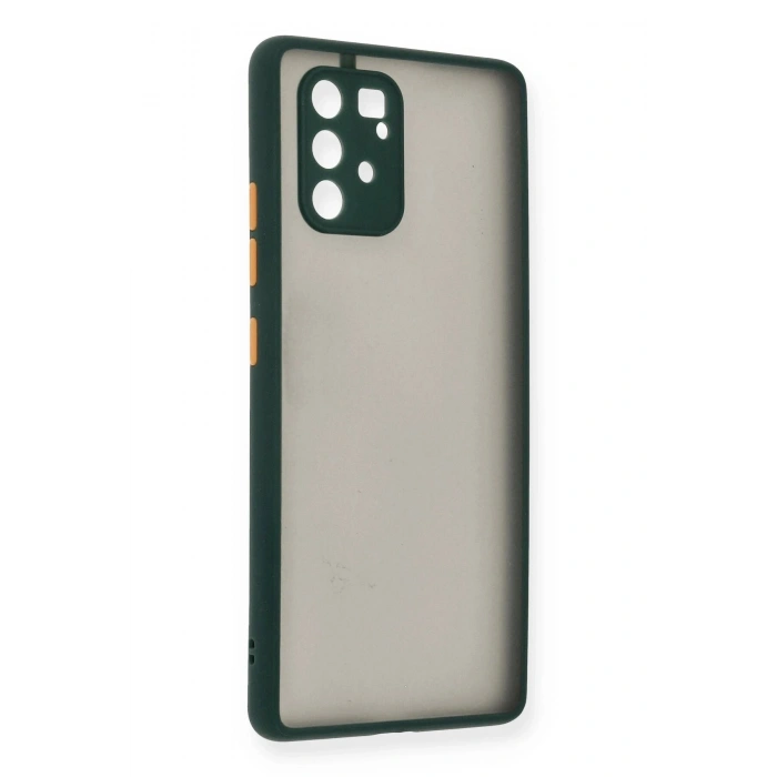 Durukar®  Samsung Galaxy A91 / S10 Lite Kılıf Montreal Silikon Kapak - Yeşil