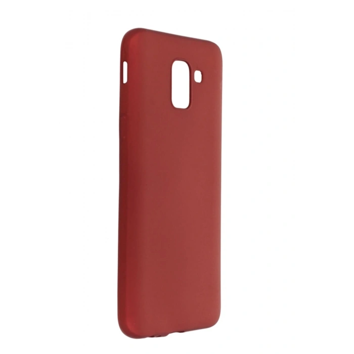 Durukar®  Samsung Galaxy J6 Kılıf First Silikon - Bordo
