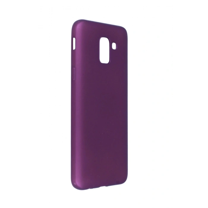 Durukar®  Samsung Galaxy J6 Kılıf First Silikon - Mürdüm