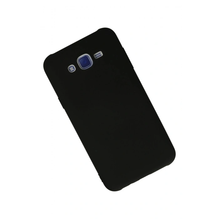 Durukar®  Samsung Galaxy J7 Kılıf Nano içi Kadife Silikon - Siyah