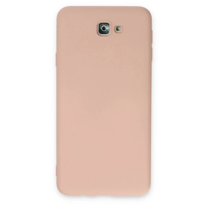 Durukar®  Samsung Galaxy J7 Prime Kılıf Nano içi Kadife Silikon - Pudra