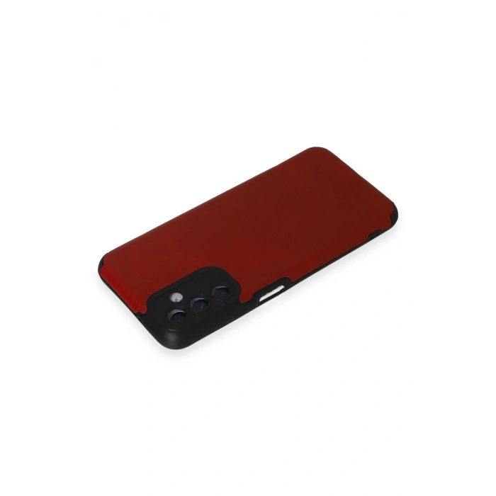 Durukar®  Samsung Galaxy M14 5G Kılıf Loop Deri Silikon - Kırmızı
