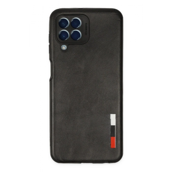 Durukar®  Samsung Galaxy M33 Kılıf Loop Deri Silikon - Siyah