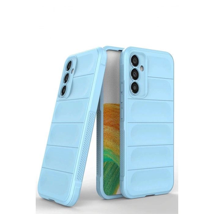 Durukar®  Samsung Galaxy M34 5G Kılıf Optimum Silikon - Sky Blue