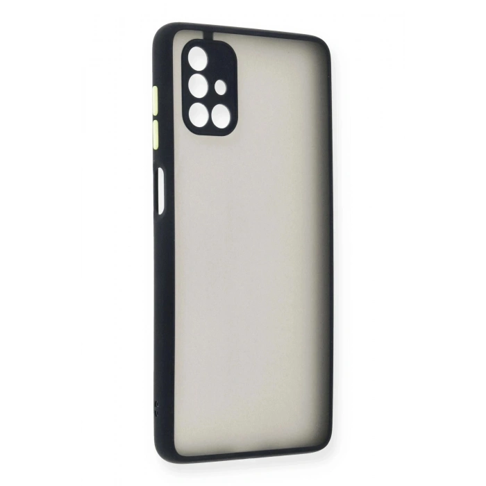 Durukar®  Samsung Galaxy M51 Kılıf Montreal Silikon Kapak - Lacivert