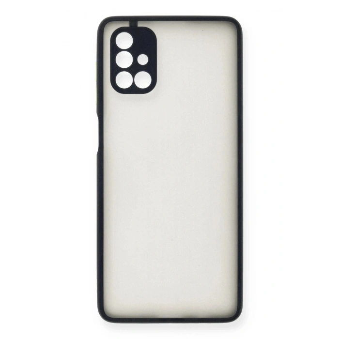 Durukar®  Samsung Galaxy M51 Kılıf Montreal Silikon Kapak - Lacivert
