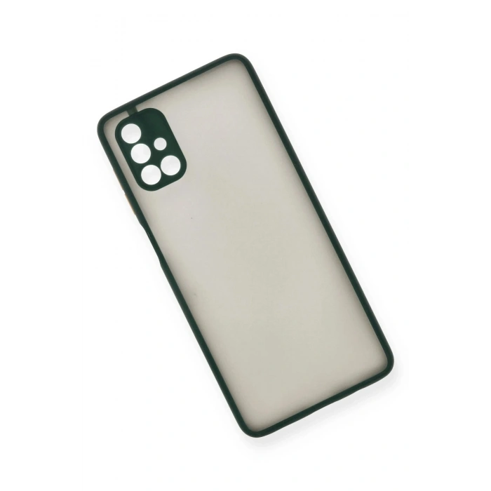 Durukar®  Samsung Galaxy M51 Kılıf Montreal Silikon Kapak - Yeşil