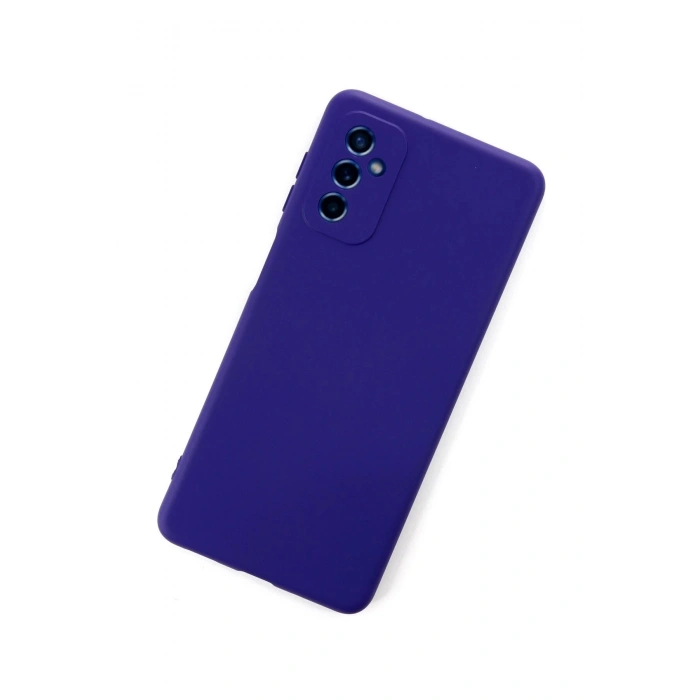 Durukar®  Samsung Galaxy M52 5G Kılıf Nano içi Kadife Silikon - Mor