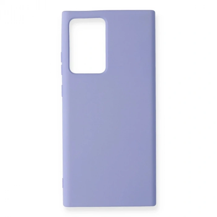 Durukar®  Samsung Galaxy Note 20 Ultra Kılıf Nano içi Kadife Silikon - Lila