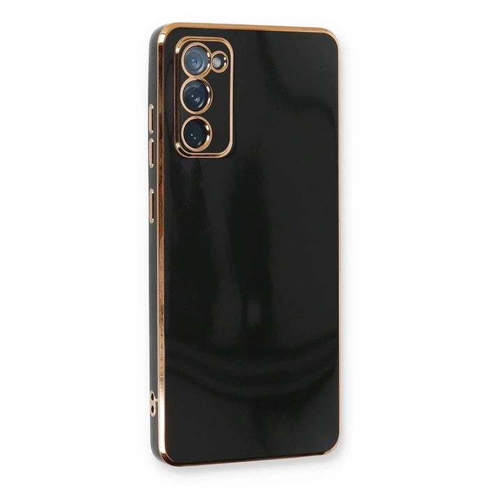 Durukar®  Samsung Galaxy S20 FE Kılıf Volet Silikon - Siyah