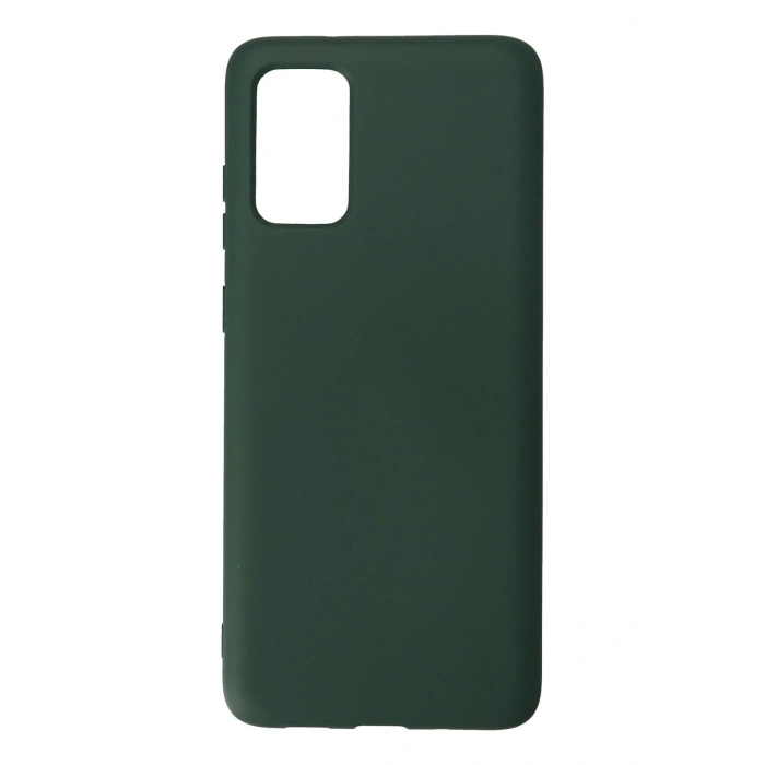 Durukar®  Samsung Galaxy S20 Plus Kılıf Nano içi Kadife Silikon - Koyu Yeşil
