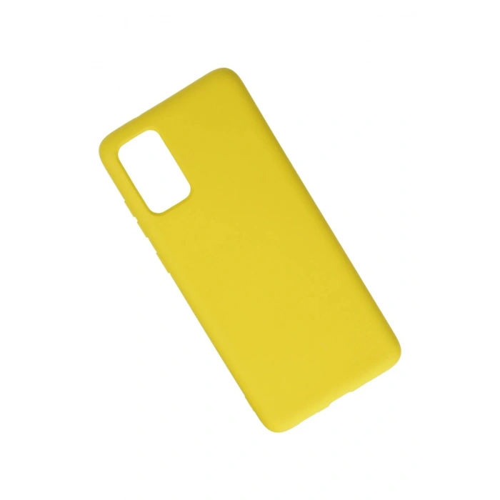 Durukar®  Samsung Galaxy S20 Plus Kılıf Nano içi Kadife Silikon - Sarı