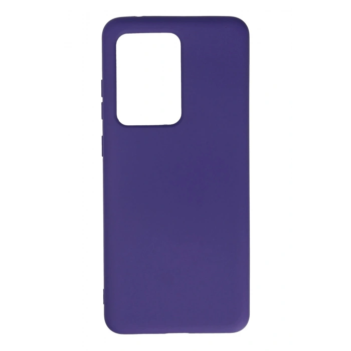 Durukar®  Samsung Galaxy S20 Ultra Kılıf Nano içi Kadife Silikon - Mor