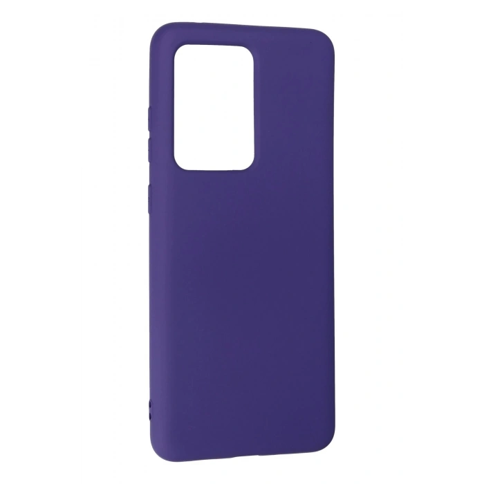 Durukar®  Samsung Galaxy S20 Ultra Kılıf Nano içi Kadife Silikon - Mor
