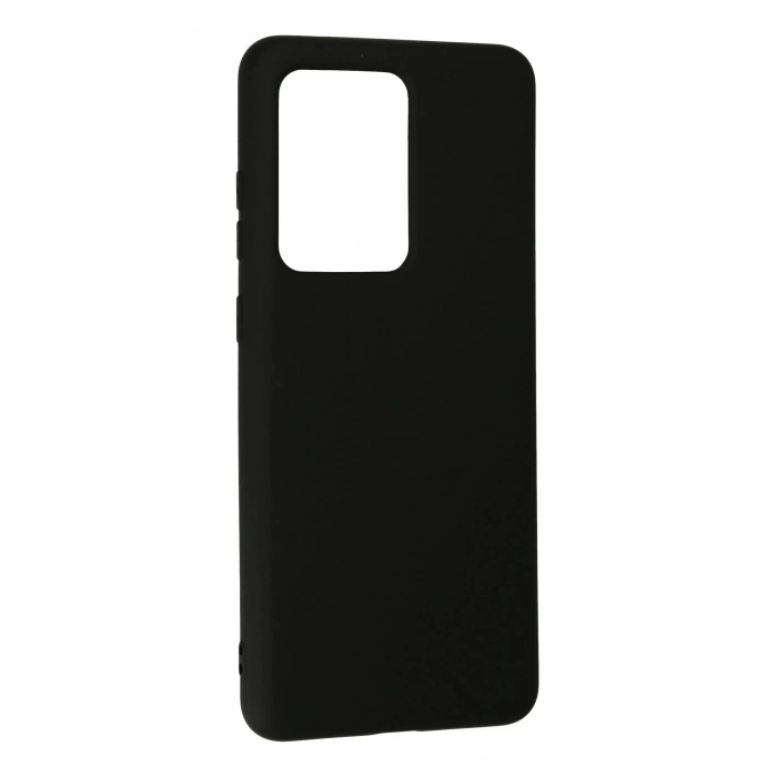 Durukar®  Samsung Galaxy S20 Ultra Kılıf Nano içi Kadife Silikon - Siyah