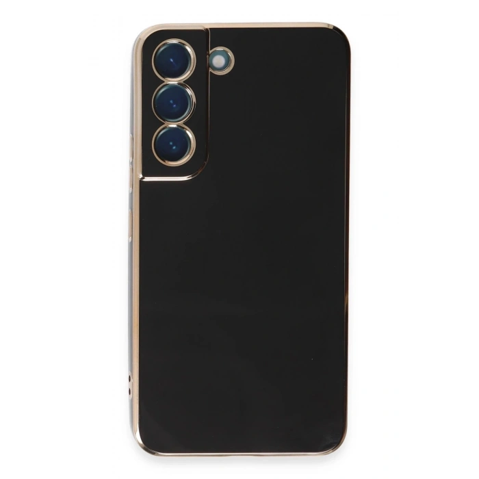 Mey İthalat®  Samsung Galaxy S21 Kılıf Volet Silikon - Siyah