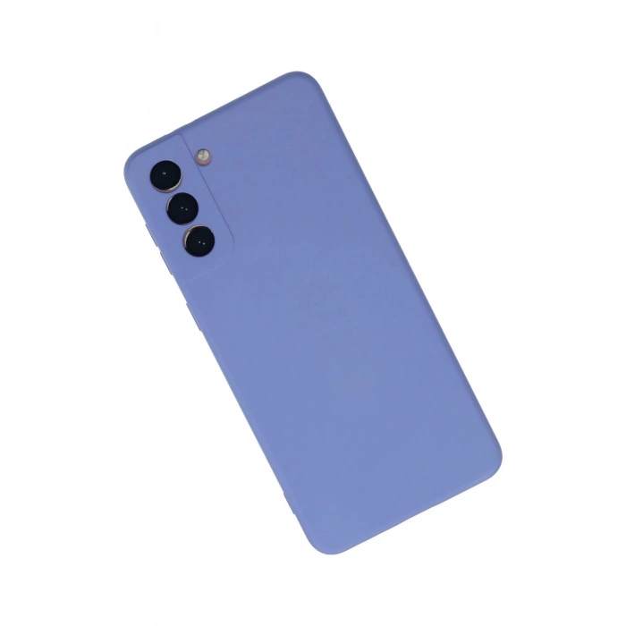 Mey İthalat®  Samsung Galaxy S21 Plus Kılıf Nano içi Kadife Silikon - Lila
