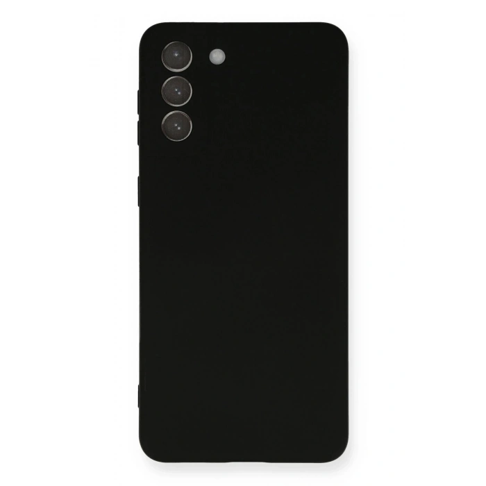 Mey İthalat®  Samsung Galaxy S21 Plus Kılıf Nano içi Kadife Silikon - Siyah
