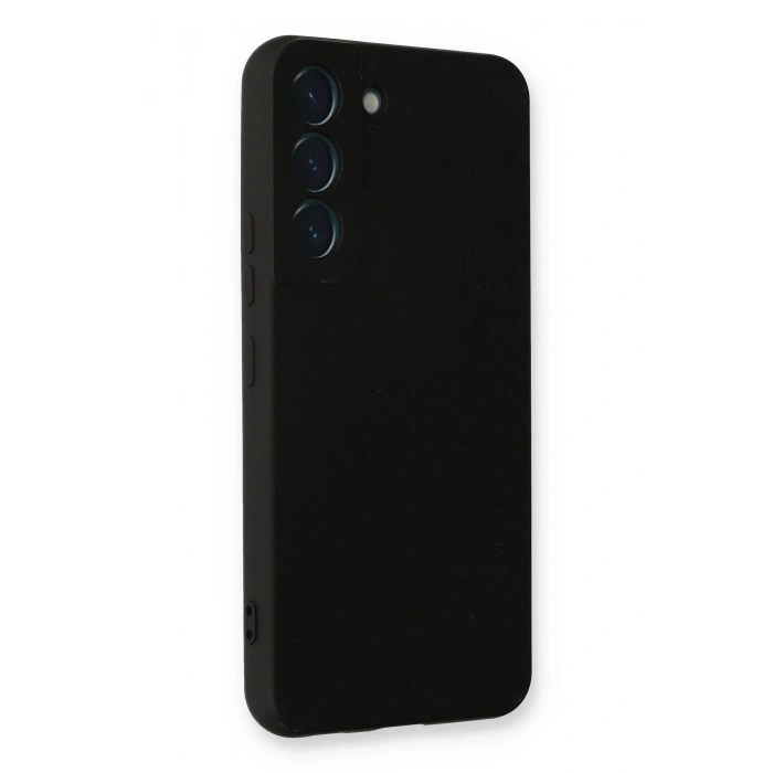 Durukar®  Samsung Galaxy S22 Plus Kılıf Nano içi Kadife Silikon - Siyah