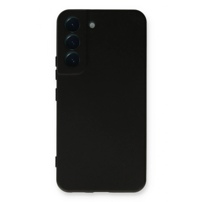 Durukar®  Samsung Galaxy S22 Plus Kılıf Nano içi Kadife Silikon - Siyah